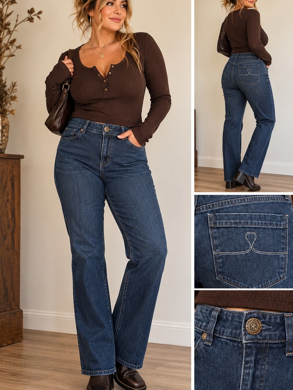 ✨ IZOD Dark Wash Bootcut Jeans Size 14 | Y2K Classic Denim